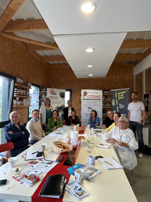 1er Café Mobilité chez Biogroupe initié par la commune d'Erquy