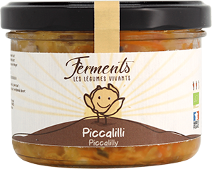 Lacto-fermented vegetables Piccalilli